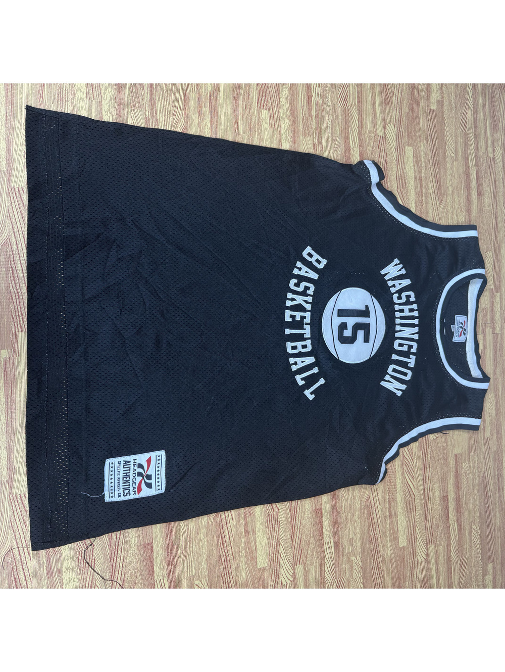 Head Washington Basketball 15 black mesh jersey